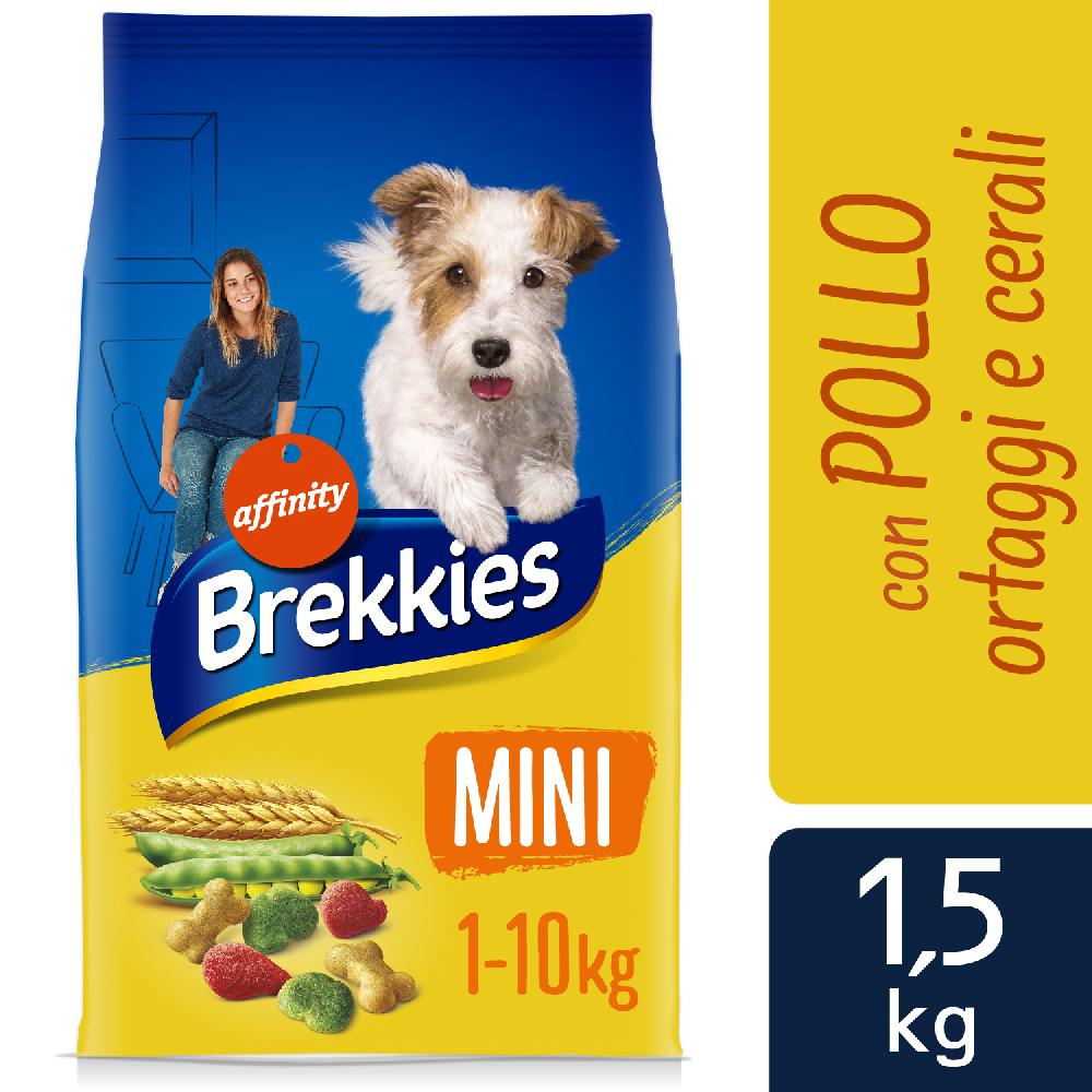 Miscota Brekkies Excel Excel Cibo per cani in miniatura con pollo Italia