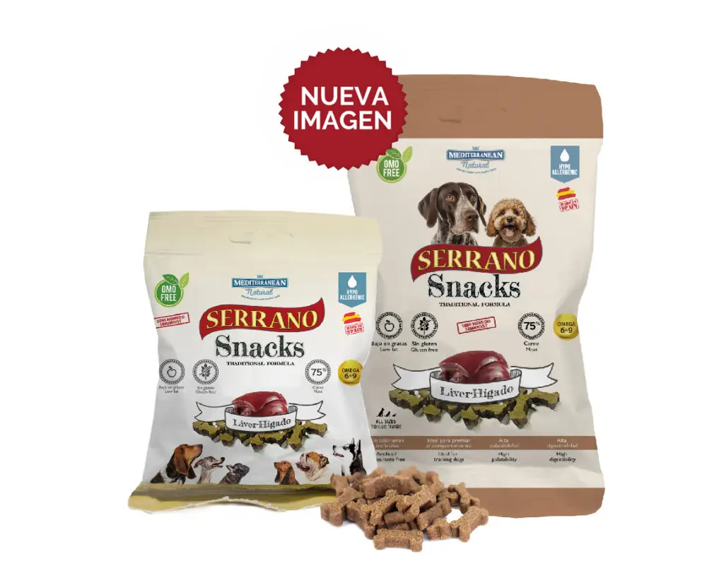 Miscota Mediterranean Natural Snack di fegato Serrano per cani