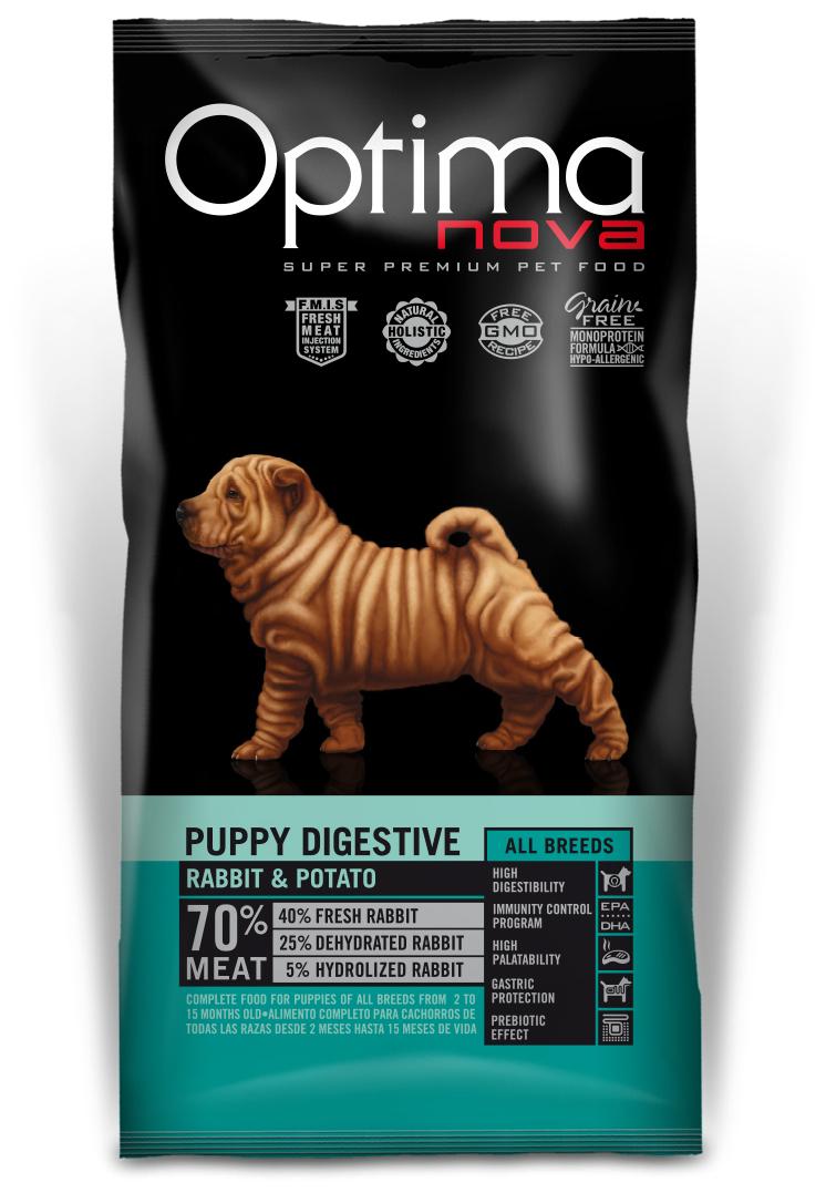 Miscota Optimanova Cibo Secco Puppe Digestive Coniglio e Patata In Vendita