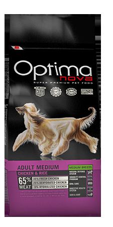 Miscota Optimanova Cibo Secco Adult Medium Pollo e Riso Negozi Online