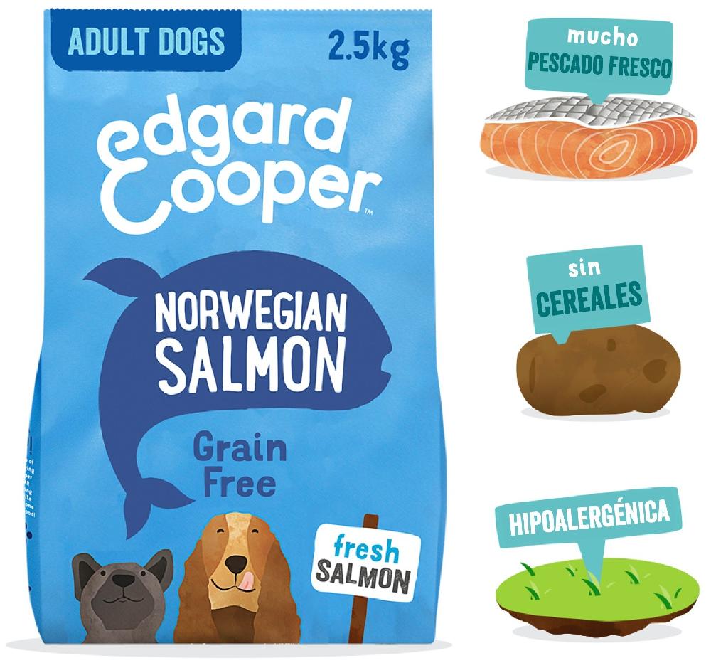 Miscota Edgard & Cooper Adult Senza Cereali Con Salmone Fresco