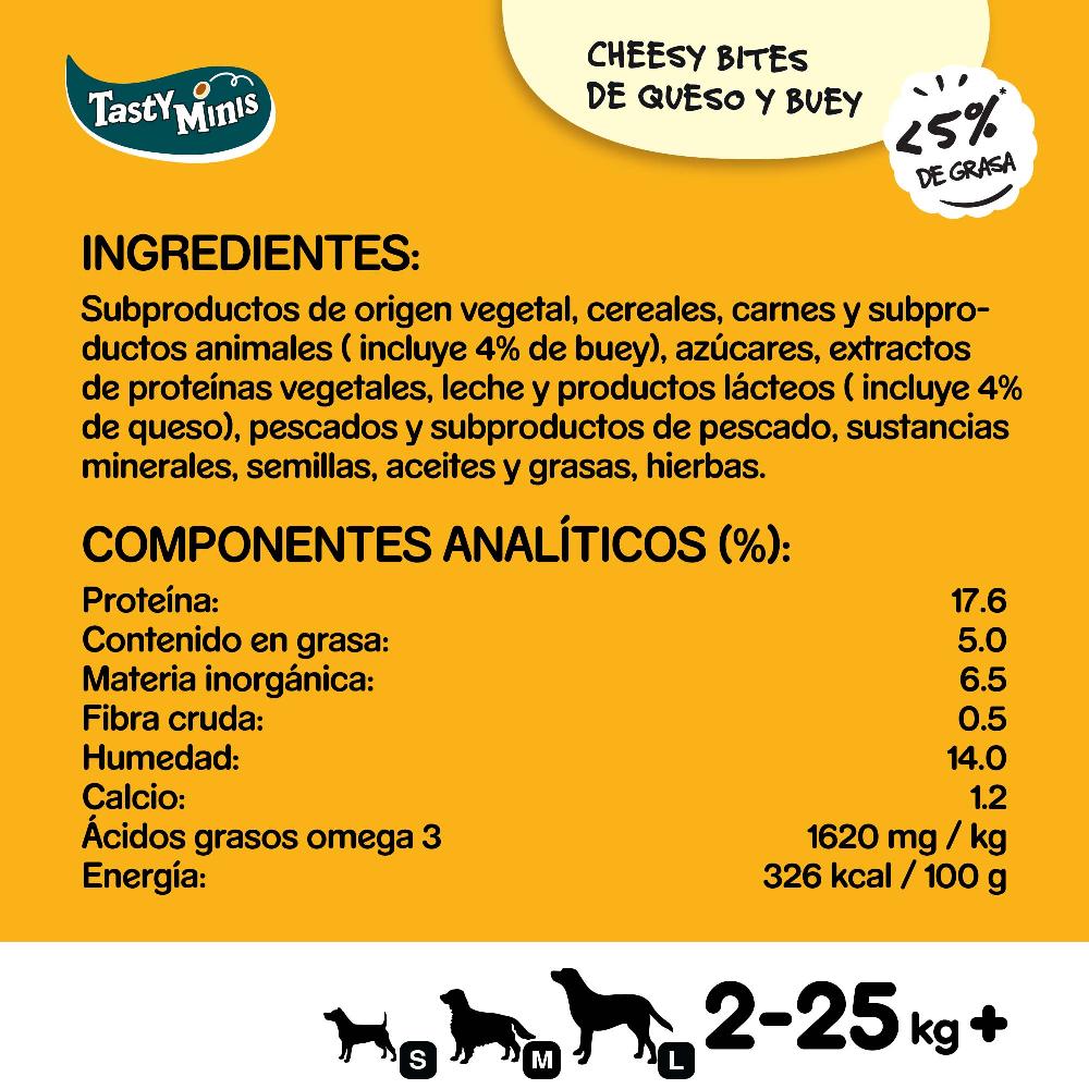 Miscota Pedigree Tasty mini snack per cani al gusto di formaggio e manzo Negozio