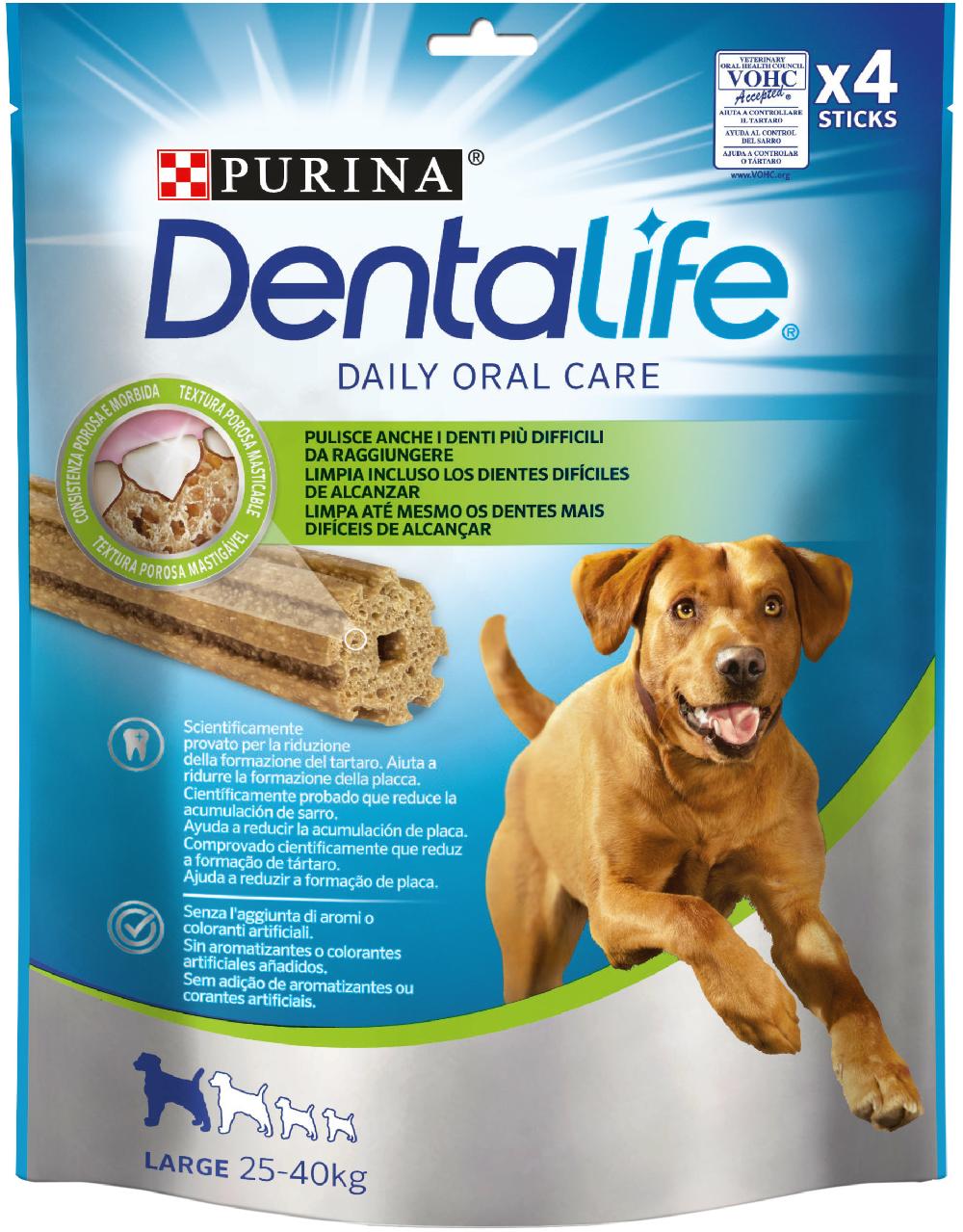 Miscota Dentalife Snack per la Cura del Cavo Orale nei Cani Grande da 25 a 40 kg Italy