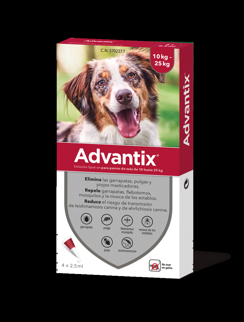 Miscota Advantix Pipetta Taglia Media 10-25 Kg