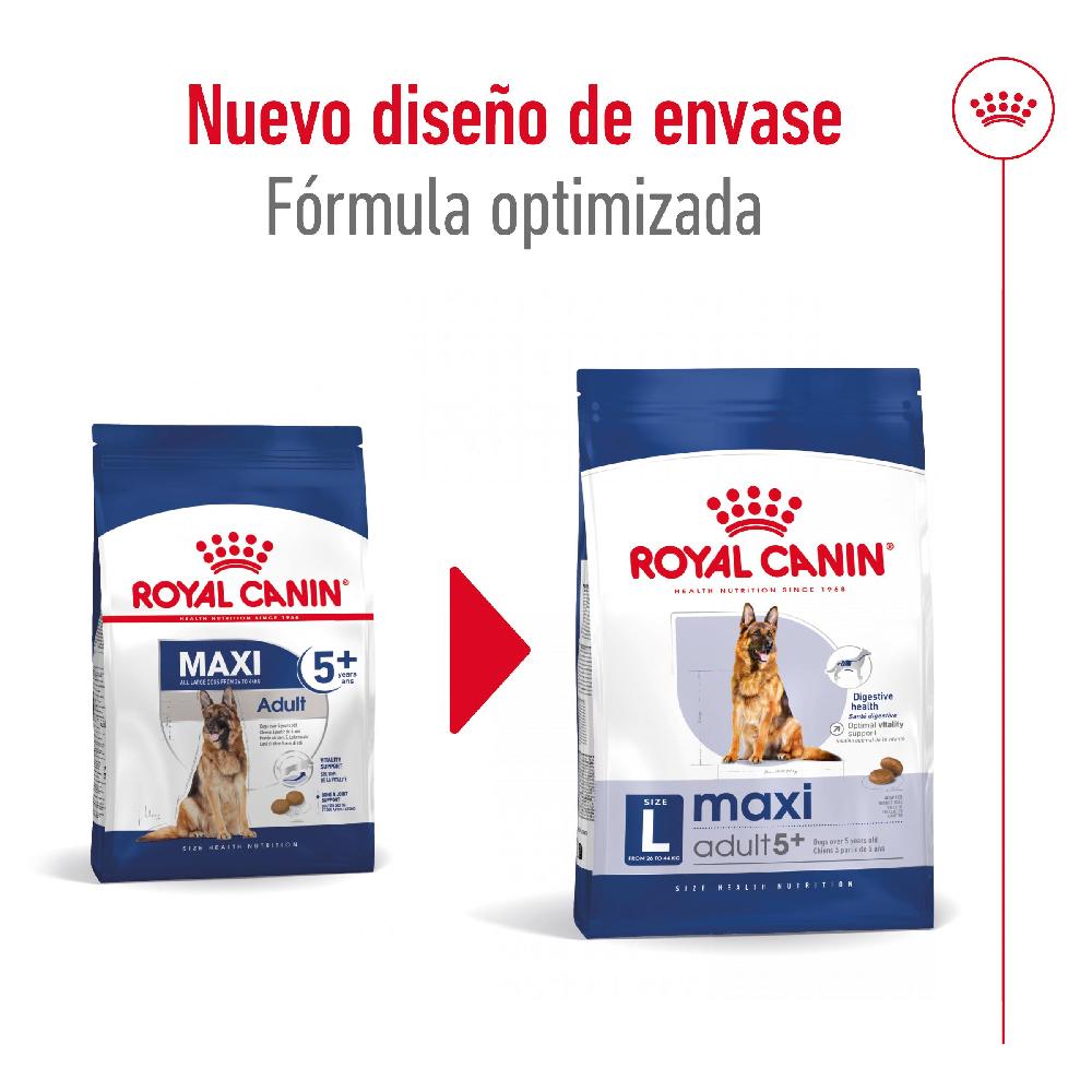 Miscota Royal Canin Cibo Secco per Cani Maxi Adult +5 Fino Al -60%