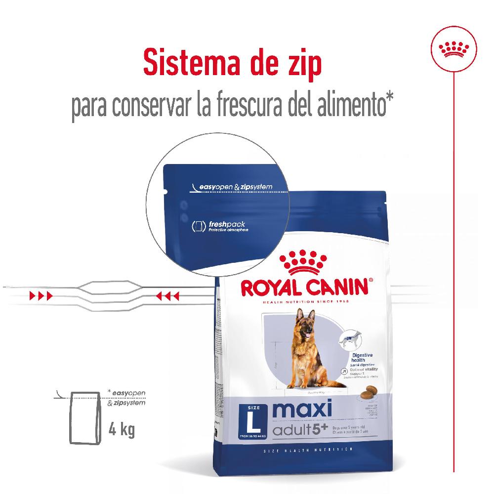 Miscota Royal Canin Cibo Secco per Cani Maxi Adult +5 Fino Al -60%