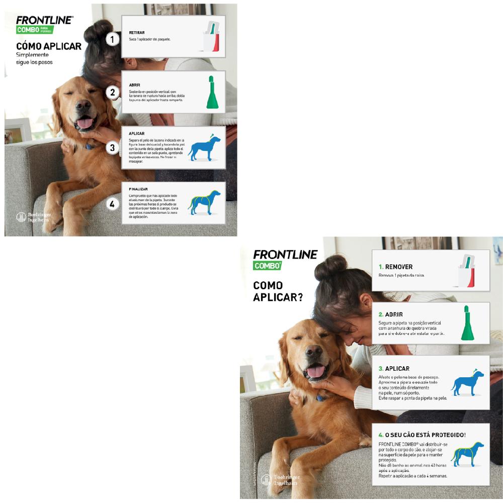 Miscota Frontline Pipette Combo per Cani Piccoli Piccola Taglia 2-10 Kg Offerta