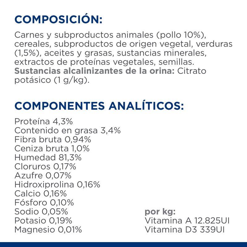 Miscota Hill's Cibo umido PD c/d Multicare Spezzatino per malattie urinarie nei cani Vendita Calda