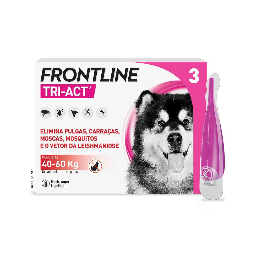 Miscota Frontline Pipette Tri Act per Cani Taglia Gigante 40-60 Kg Vendite Flash
