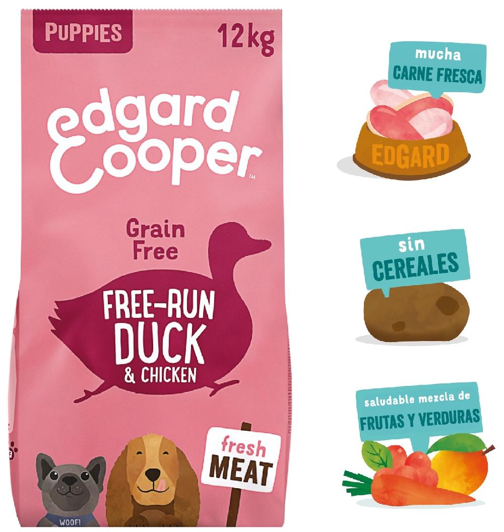 Miscota Edgard & Cooper Puppy Senza Cereali Con Anatra E Pollo Freschi