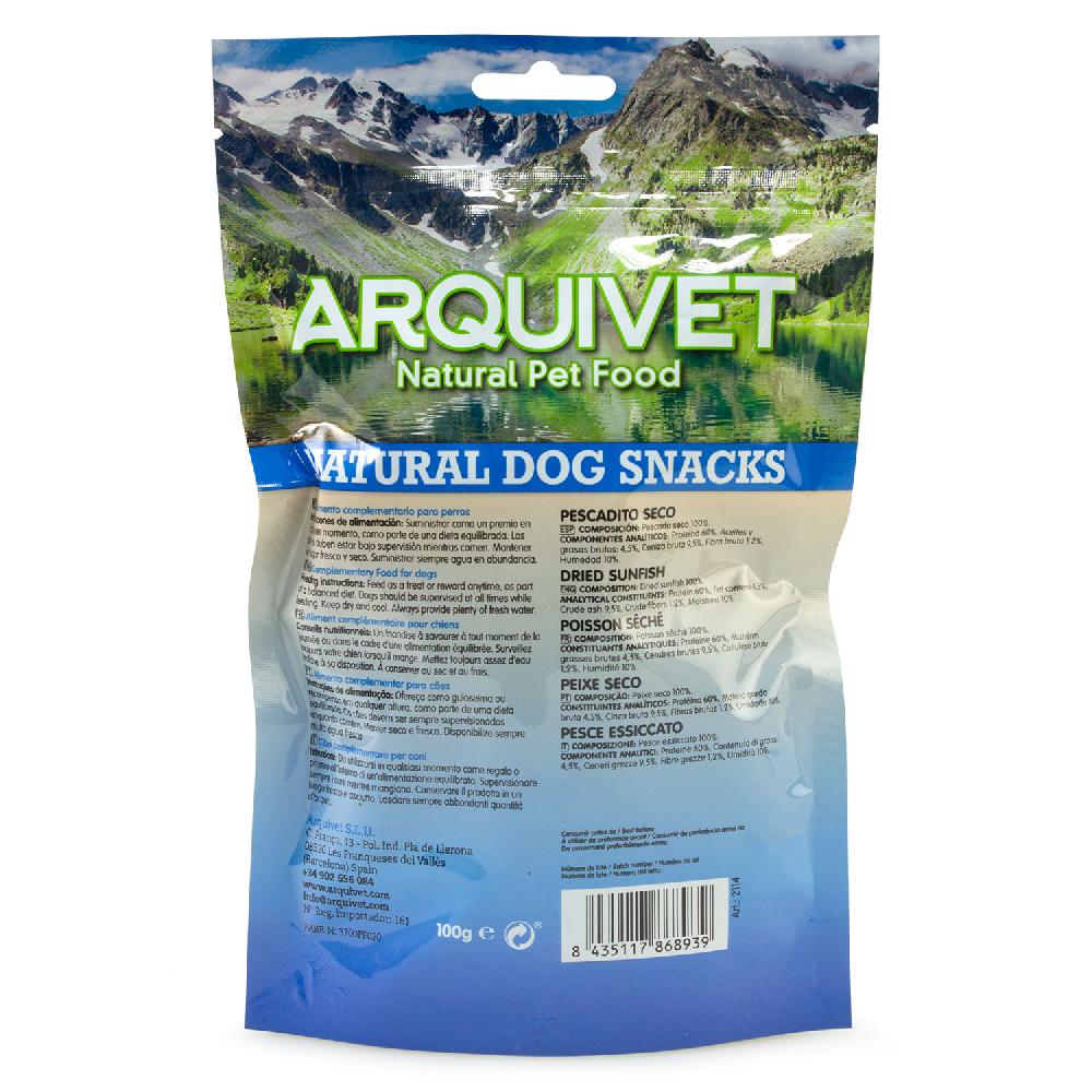 Miscota Arquivet Snack Naturale per Cani Chips di Pesce Secco Offerte
