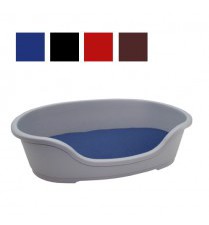 Miscota Yagu Cuscino ovale Oval Navy per i letti in plastica Domus