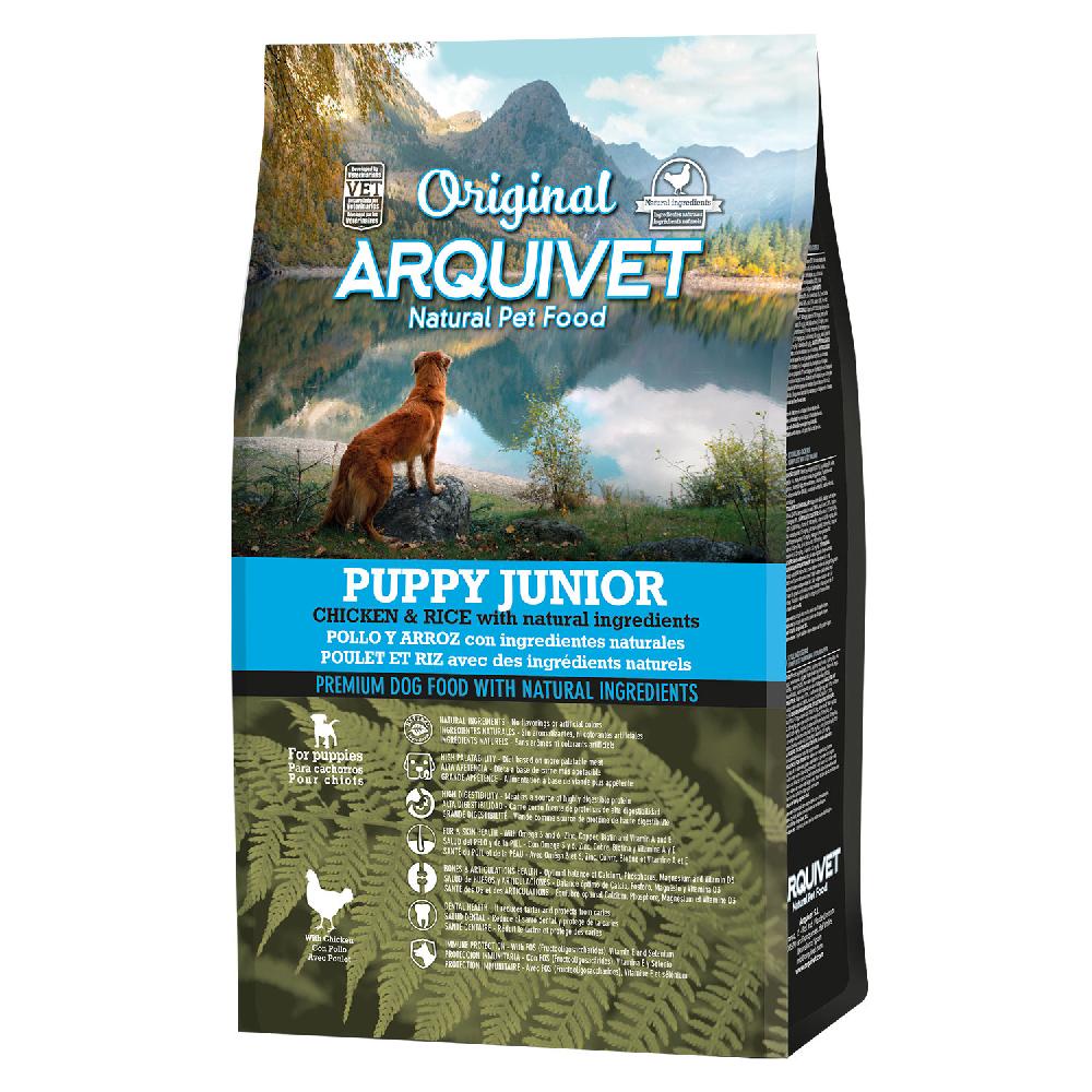 Miscota Arquivet Pienso Original Puppy Junior de Pollo y Arroz para Cachorros