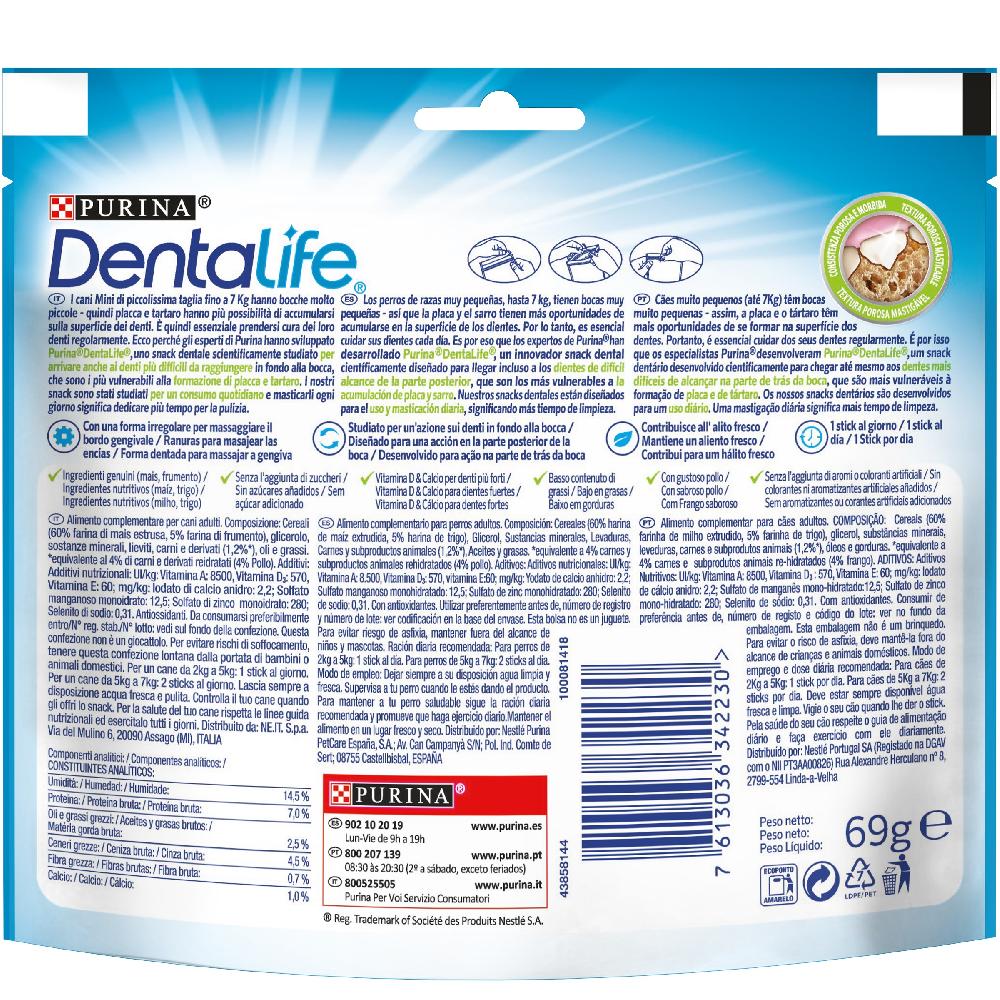 Miscota Dentalife Snack per la Cura del Cavo Orale per Cani in Miniatura da 2 a 7 Kg Acquista Ora