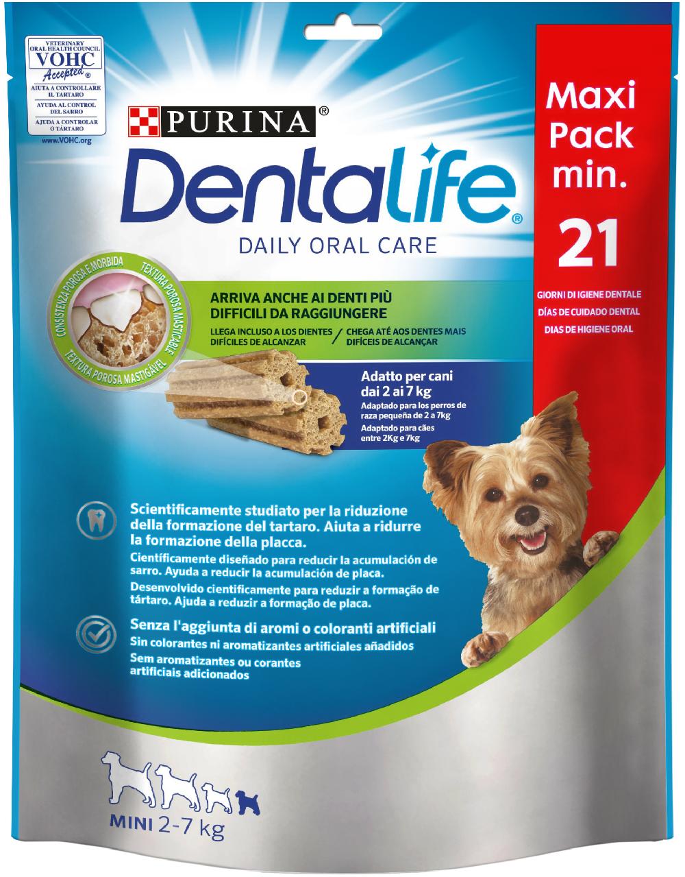 Miscota Dentalife Snack per la Cura del Cavo Orale per Cani in Miniatura da 2 a 7 Kg Acquista Ora