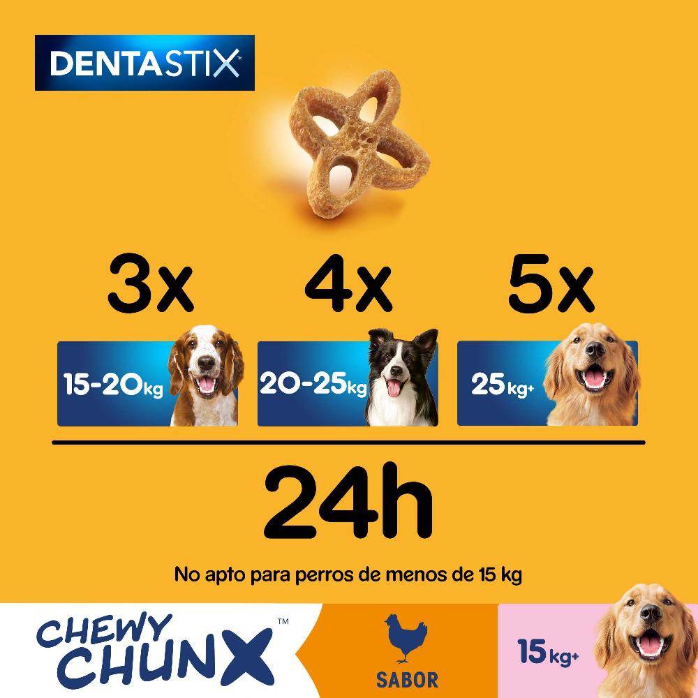 Miscota Pedigree Dentastix Chewy Chunx snack dentale cani media e grande taglia pollo 50% di sconto con spedizione gratuita