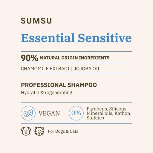 Miscota SUMSU Essential Sensitive Shampoo idratante vegano per cani e gatti Saldi