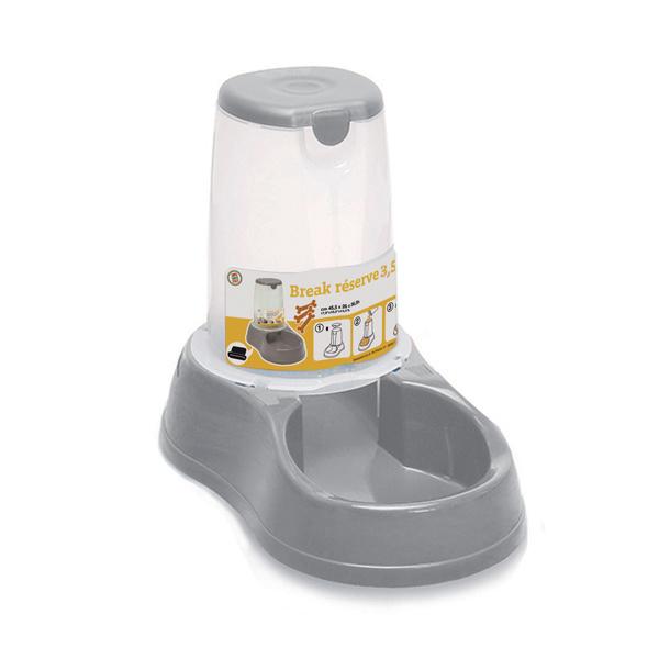 Miscota Zolux Dosatore di cibo in plastica antiscivolo grigio Offerte