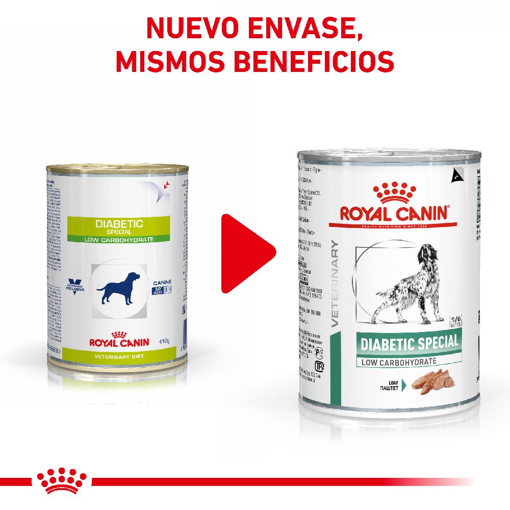 Miscota Pacco 12 Royal Canin Cibo Umido per Cani Diabetic Special Low Carbohydrat Spedizione gratuita