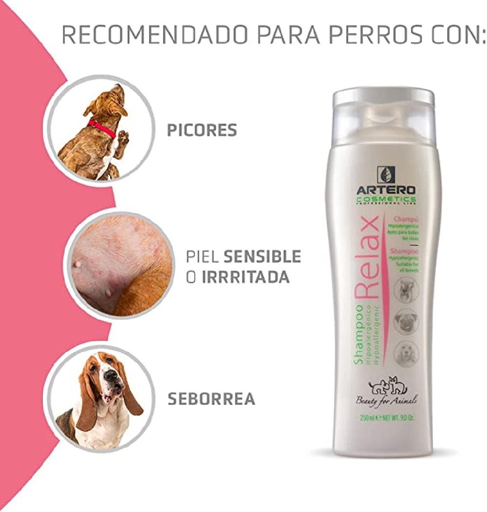 Miscota Artero Shampoo Relax Ipoallergenico per Cani e Gatti Ultimi tre giorni