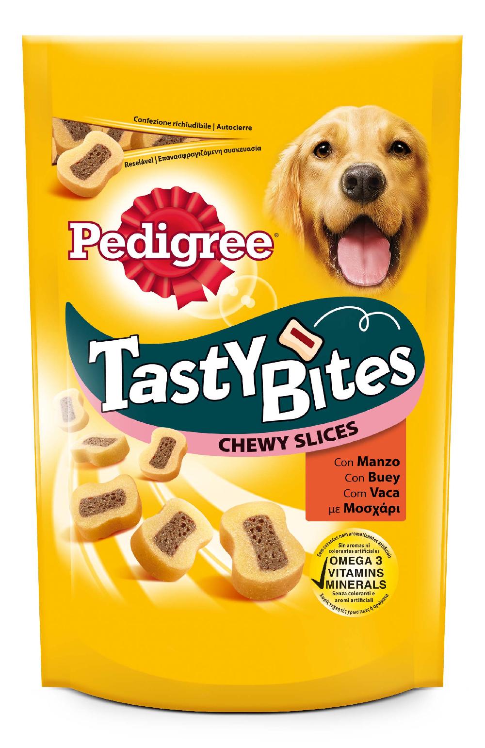 Miscota Pedigree Tasty mini snack per cani al gusto di bue e uccelli Spedizione Gratuita