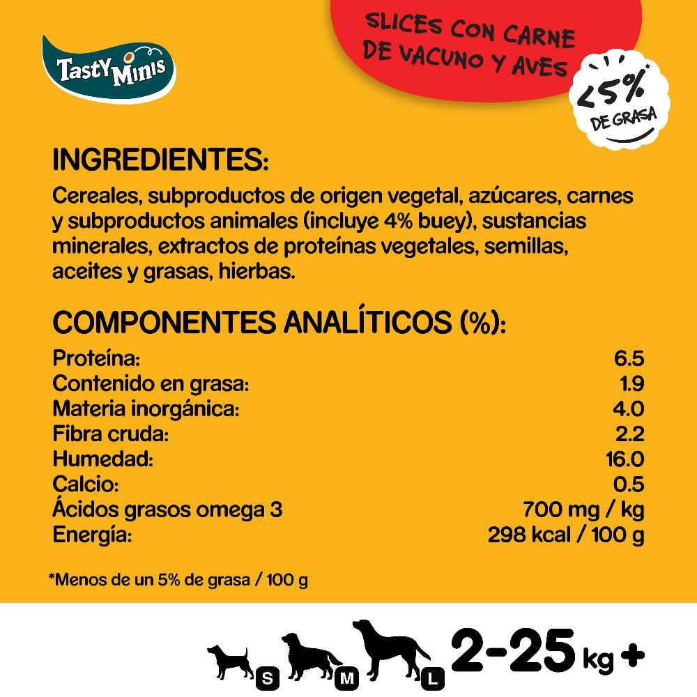 Miscota Pedigree Tasty mini snack per cani al gusto di bue e uccelli Spedizione Gratuita