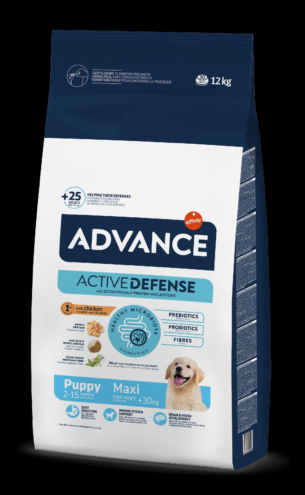 Miscota Advance Cibo Secco Maxi Puppe di Pollo e Riso