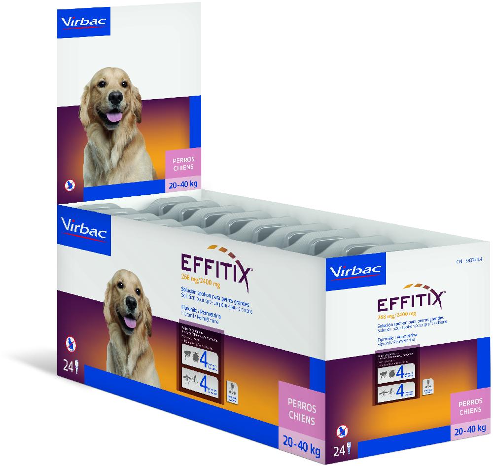 Miscota Virbac Effitix Spot on Antiparassitario e Antizanzare per Cani da 20 a 40 Kg Bestseller