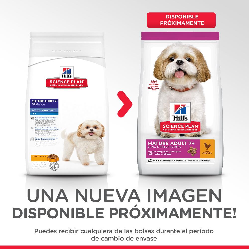 Miscota Hill's Science Plan Senior +7 Small & Mini con Pollo Comprane uno, ottenene uno gratis
