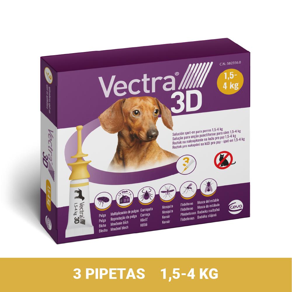 Miscota Vectra Pipette 3D per Cani da 1 5-4kg Offerta speciale della fabbrica