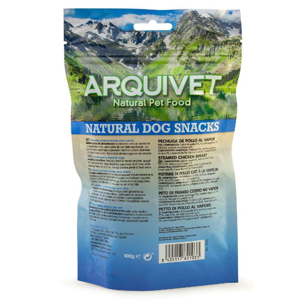 Miscota Arquivet Snack Naturale per Cani di Petto di Pollo al Vapore Offerte