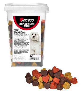 Miscota Nayeco Cuori cane biscotti assortimenti 200 gr Offerta San Valentino