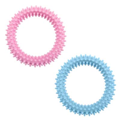Miscota Nayeco Piccolo anello cane giocattolo con spiedini Rosa Promozione