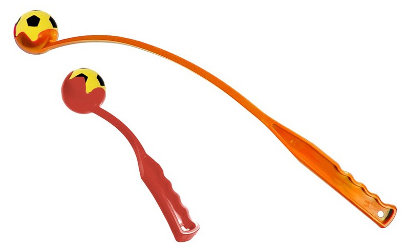 Miscota Flamingo 64 cm Palla Launcher Con Morbido Rosso Arancio Spedizione Gratuita