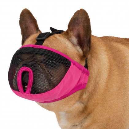 Miscota Trixie 17623 Museruola Per Muso Corto Poliestere Rosa Moda