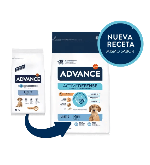 Miscota Advance Pienso Light para Perros Mini de Pollo y Arroz Offerta San Valentino