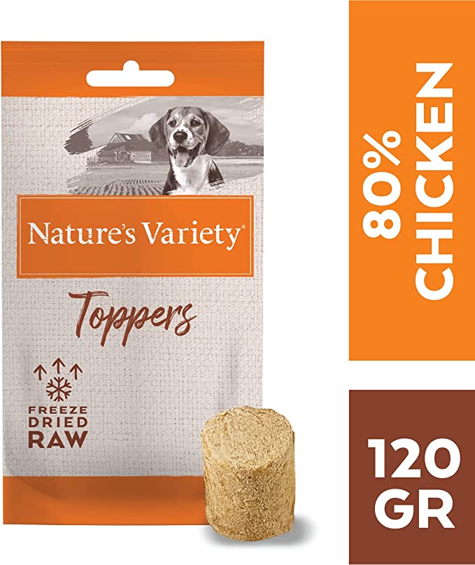 Miscota Nature's Variety Toppers de Pollo Liofilizados para Perros Soddisfazione Garantita