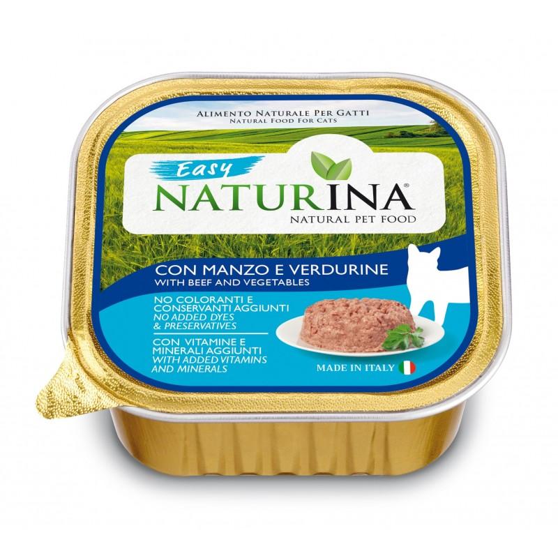 Naturina Easy Adult Cat Vaschette Cibo Umido per Gatti 2025