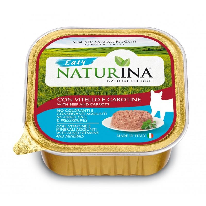 Naturina Easy Adult Cat Vaschette Cibo Umido per Gatti 2025