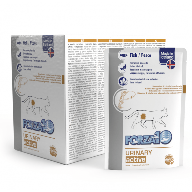 Forza10 Urinary Active Cibo Umido per Gatti Presa