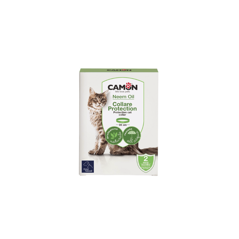 Camon Protection Collare Barriera all'Olio di Neem per Gatti