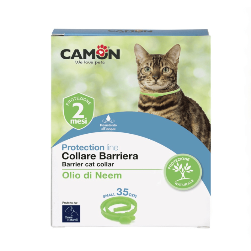 Camon Protection Collare Barriera all'Olio di Neem per Gatti Qualità