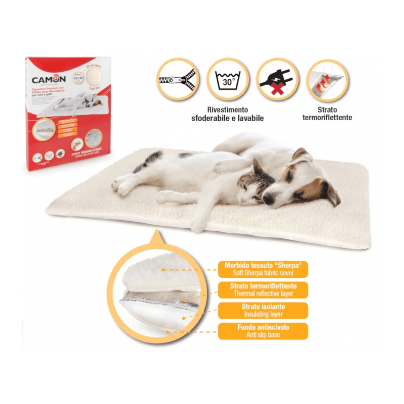 Tappetino Autoriscaldante per Cani e Gatti