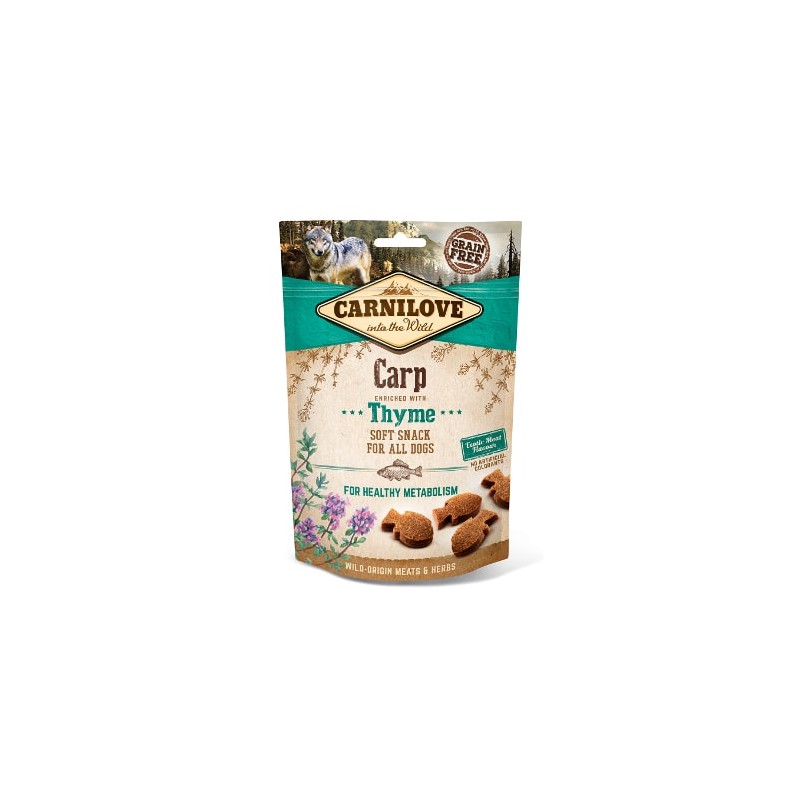 Carnilove Snack Semiumido per Cani con Carpa e Timo Sconto