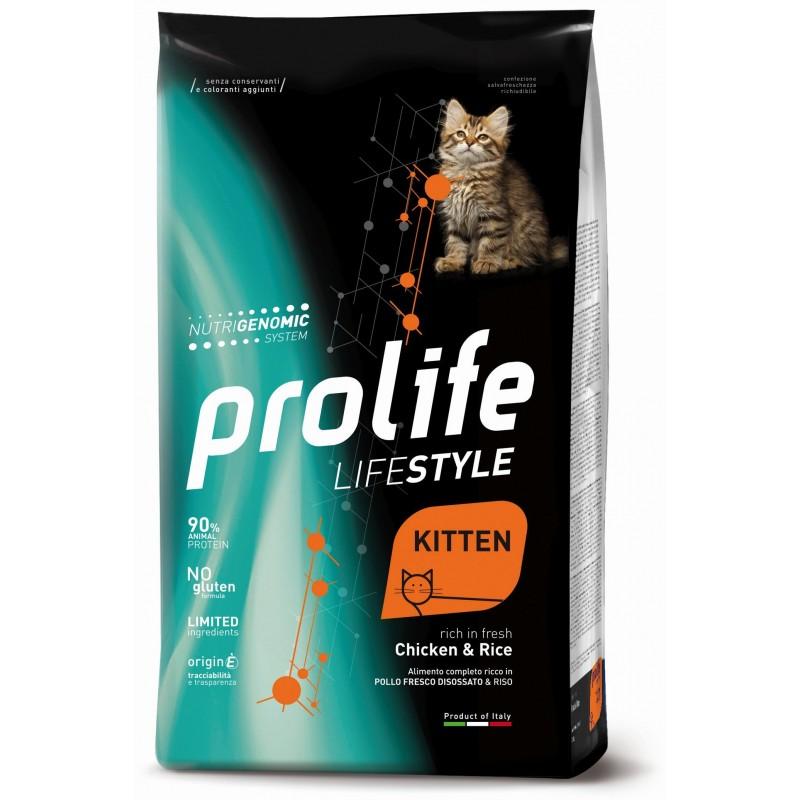 Prolife Kitten Pollo e Riso per Gattini Saldi Di Fabbrica
