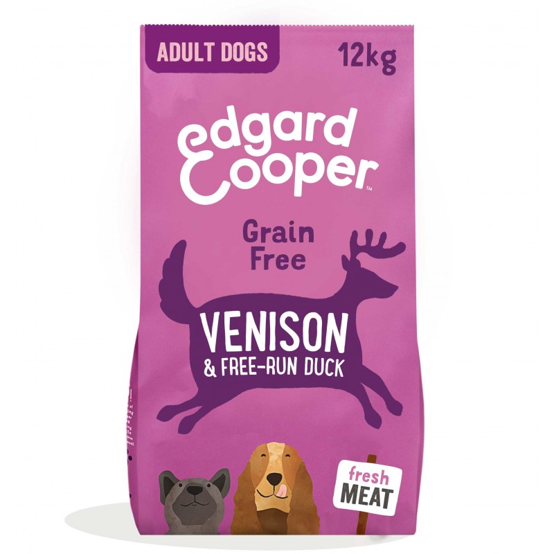 Edgard e Cooper con Carne Fresca di Cervo e Anatra per Cani Italy