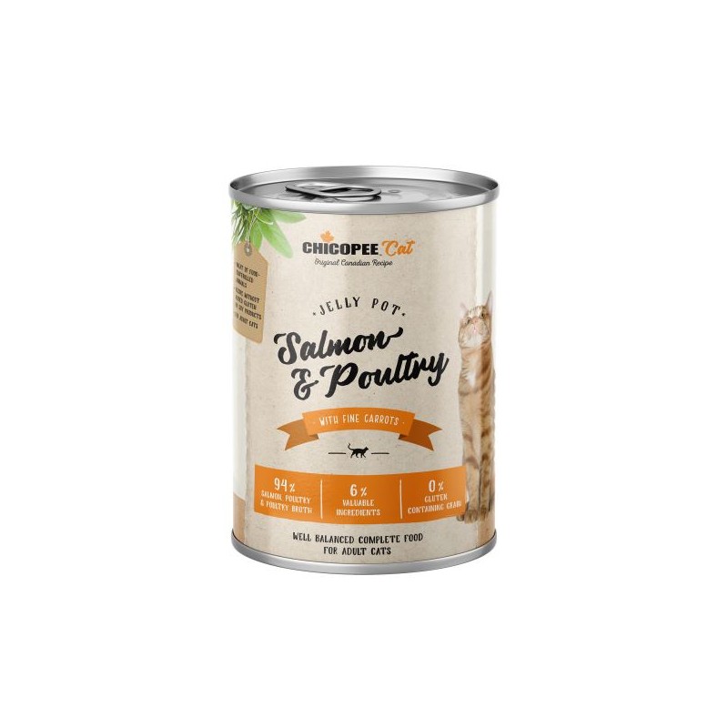 Chicopee Cat Jelly Salmone e Pollo Cibo Umido per Gatti