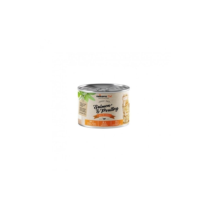 Chicopee Cat Jelly Salmone e Pollo Cibo Umido per Gatti Consegna Veloce