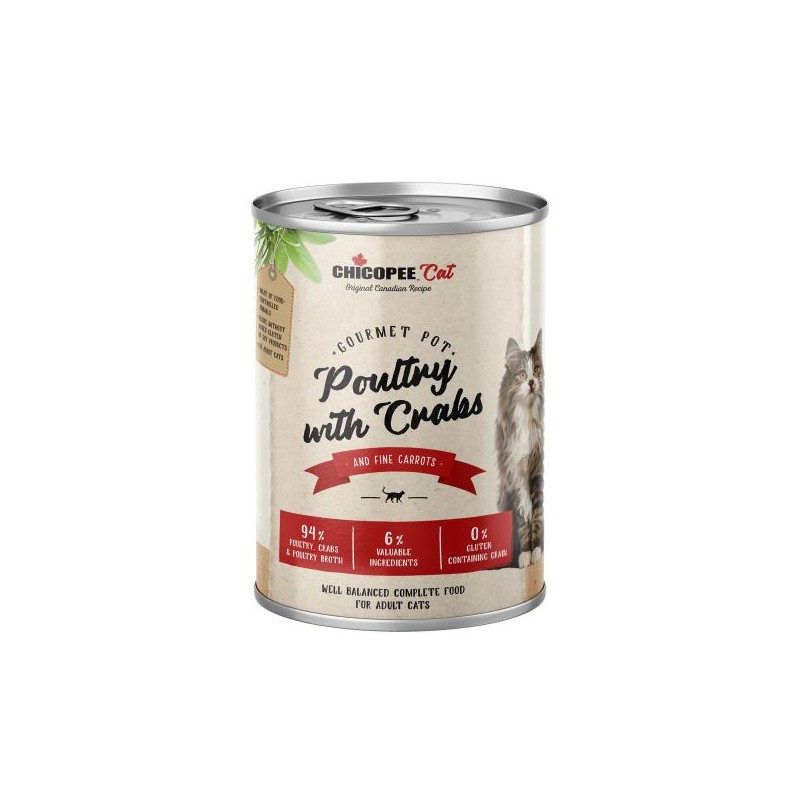 Chicopee Cat Pollo e Granchio Cibo Umido per Gatti Sconto
