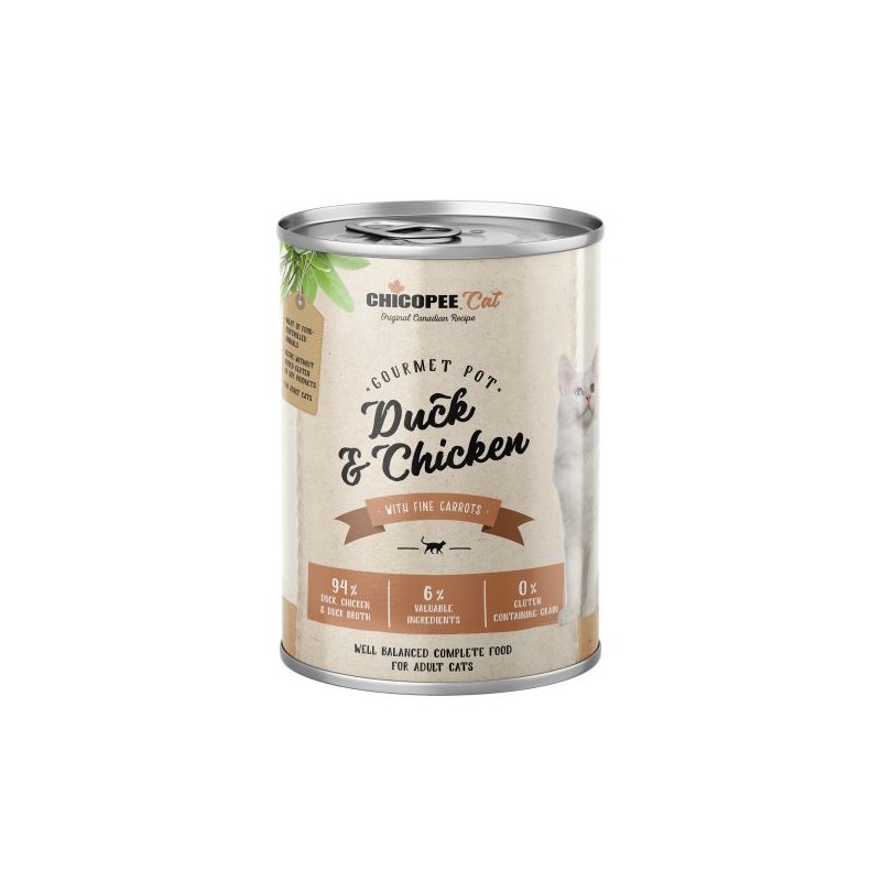 Chicopee Cat Anatra e Pollo Cibo Umido per Gatti Economico